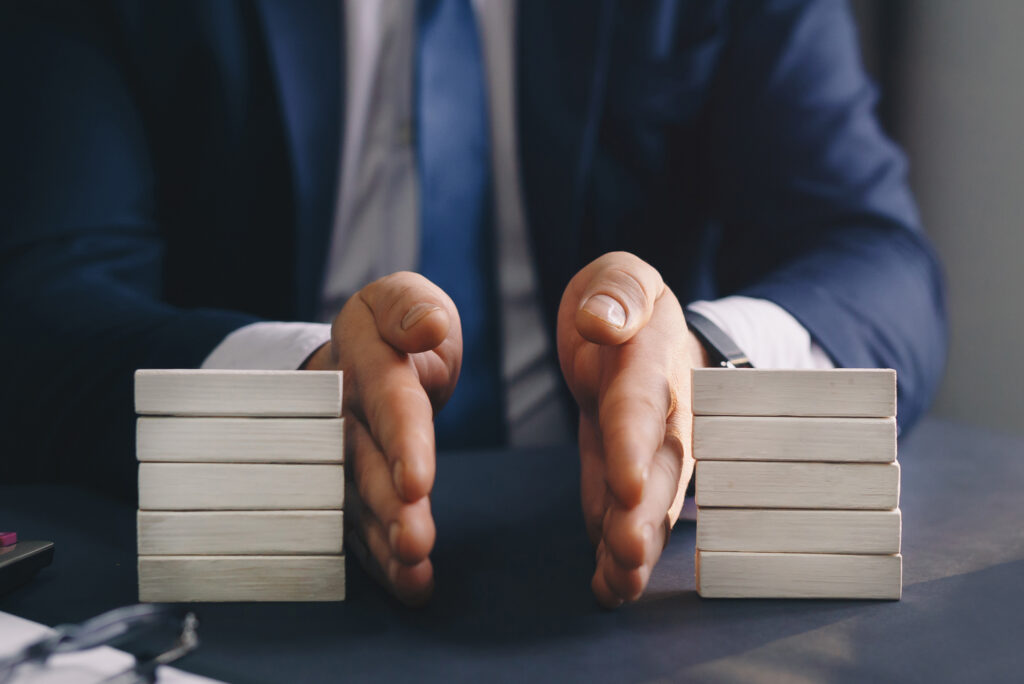 Demostración visual de dividir bienes a la mitad